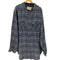 キングサイズ KINGSIZE ノーカラーチェックネルシャツ メンズ  7XL